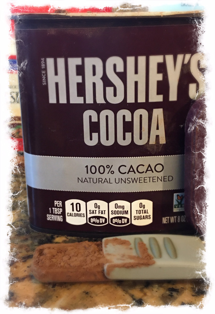 Add the hershey's cocoa to the blender