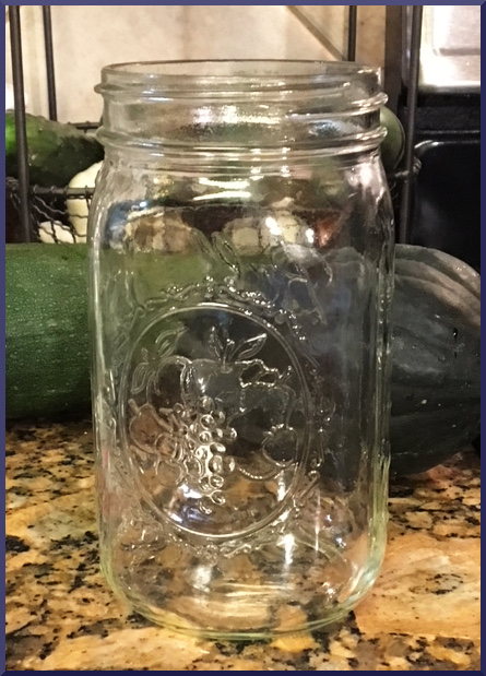 Using a Ball Canning Jar to can the plums